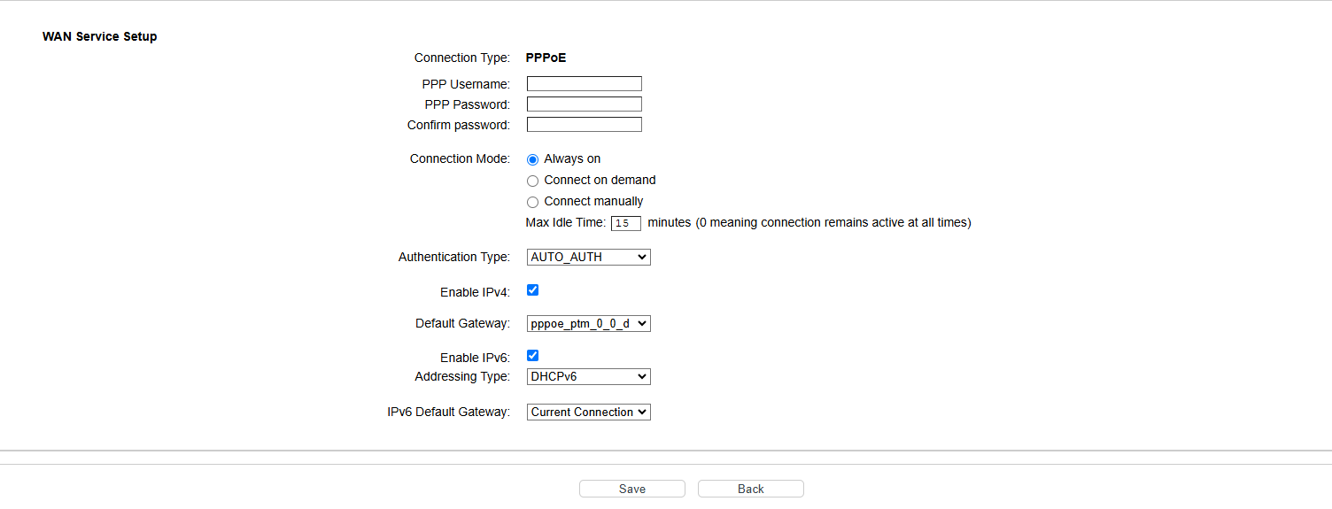 Ipv6 Enable Td W 9970