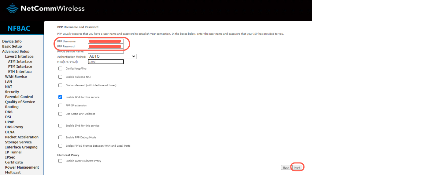 Netcomm Nf8ac Vdsl Configuration Page (1)