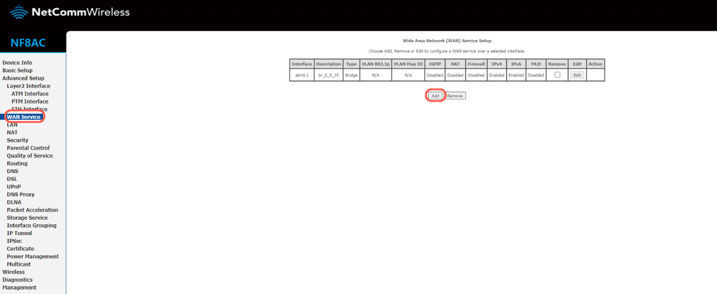 Netcomm Nf8ac Vdsl Configuration Page 3