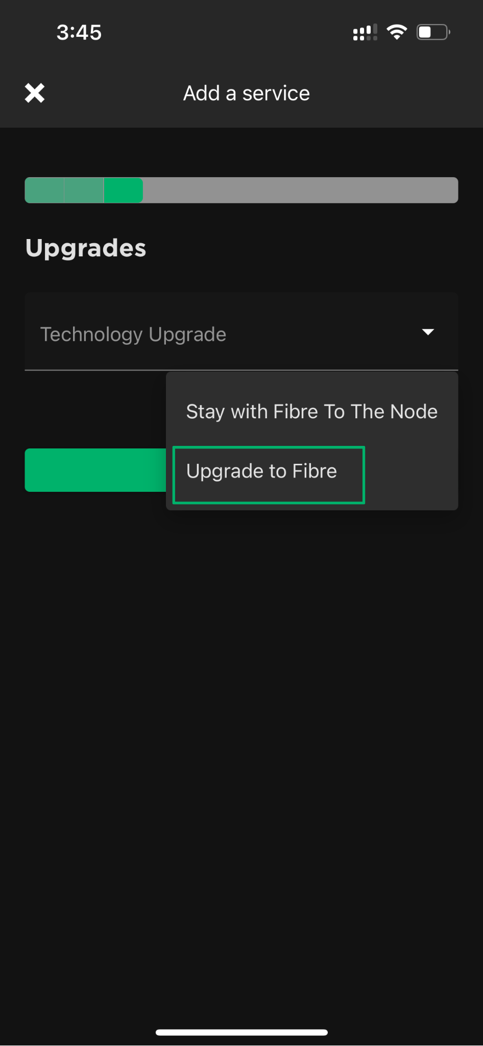 Fibre Upgrade 2