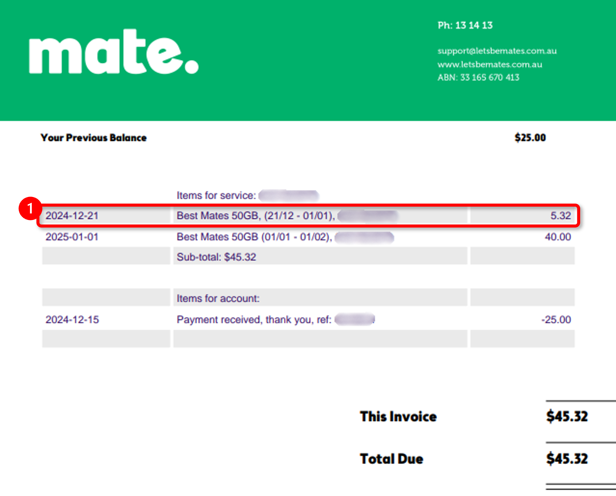 Invoice Pro Rata Upgrade