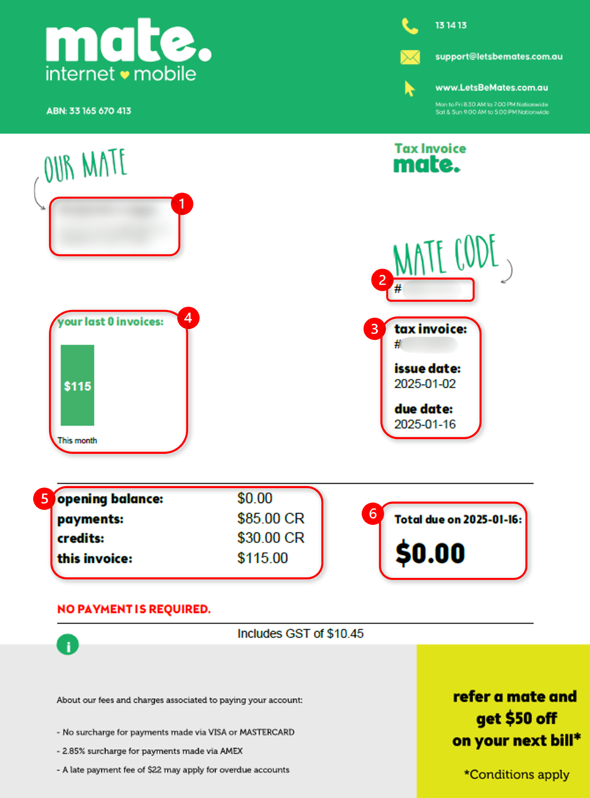 Page 1 Invoice